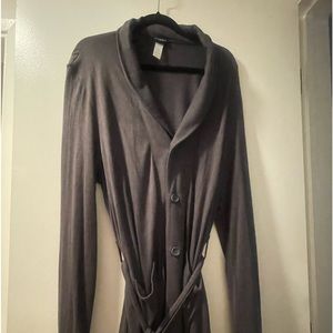 Hanro lounge robe size XL grey